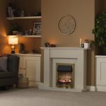 Dimplex Dumfries Brass Opti-flame Electric Stove